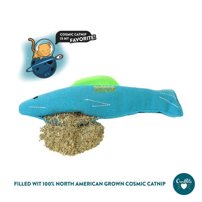 Our Pets 100-Percent North American Catnip Filled Fish Cat Toy (Interactive Cat Chew Toy), Annette (1050011546) - Image 3